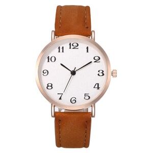 *BERONIA* Simple Brown Quartz Fashion Watch